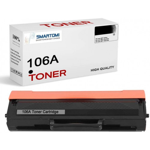 (Med chip) SMARTOMI HP 106A W1106A kompatibel tonerkassett 1PK