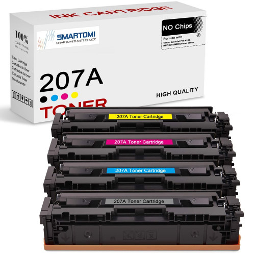 SMARTOMI HP 207A kompatibel KCMY-tonerkassett 4pk (NO chip)