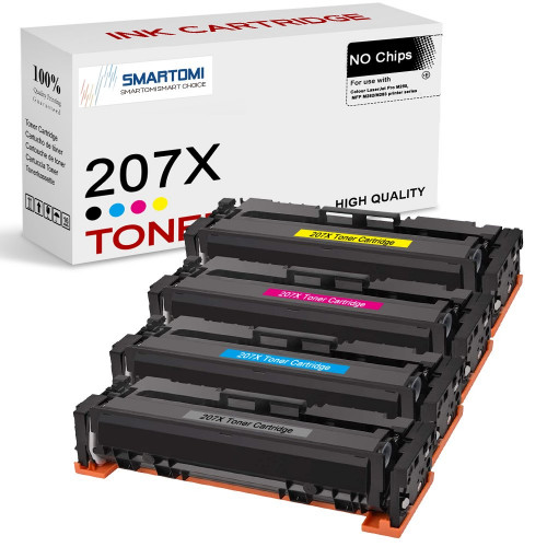 SMARTOMI HP 207X kompatibel KCMY-tonerkassett 4pk (NO chip)