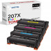 SMARTOMI HP 207X kompatibel KCMY-tonerkassett 4pk (NO chip)