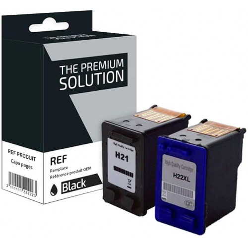 SMARTOMI Renoverade HP 21 22 bl?ckpatroner