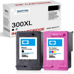 SMARTOMI Renoverade HP 300XL 300 bl?ckpatroner 2PK