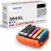 SMARTOMI 5PK HP 364XL bl?ckpatroner med h?g kapacitet (2kcmy)