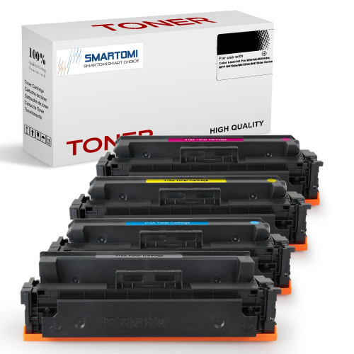 SMARTOMI HP 415A NO CHIP W2030 kompatibel tonerkassett 4PK