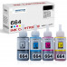 SMARTOMI Epson 664-kompatibla bl?ckpatroner 4PK (KCMY)