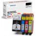 SMARTOMI HP 920XL 920-kompatibla bl?ckpatroner 4PK (KCMY)