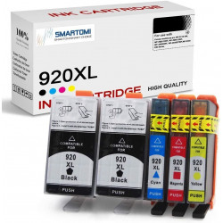 SMARTOMI HP 920XL 920-kompatibla bl?ckpatroner 5PK (2K C M Y)