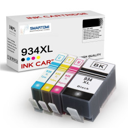 SMARTOMI HP 934XL 935XL-kompatibla bl?ckpatroner4-pack (1BK 1C 1M 1Y)