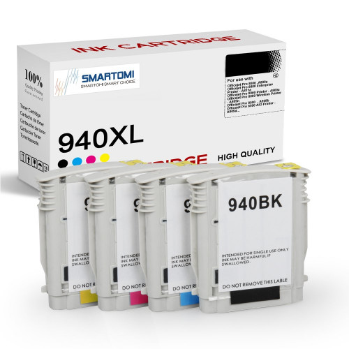 SMARTOMI HP 940XL 940XL Kompatibel f?r HP 940XL bl?ckpatroner4 Pack
