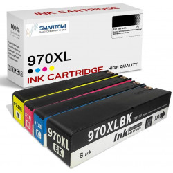 SMARTOMI HP 970XL 971XL-kompatibla bl?ckpatroner 4PK (KCMY)