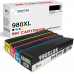 SMARTOMI HP 980XL 980 Kompatibla svarta cyan magenta gula bl?ckpatroner 4PK