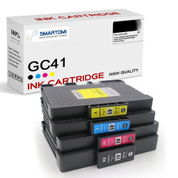 SMARTOMI Ricoh GC41 GC41XL-kompatibla bl?ckpatroner 4PK (KCMY)