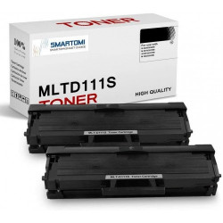 SMARTOMI 2PK Samsung MLT-D111S kompatibla svarta tonerkassetter