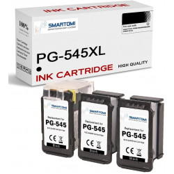 SMARTOMI renoverade HP PG-545XL bl?ckpatroner (1 x skrivhuvud, 3 x svart)