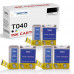 SMARTOMI Epson T040 T041-kompatibla bl?ckpatroner 6PK (3 svart 3 Tricolor)