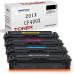 SMARTOMI HP 201X 201A KCMY-kompatibla tonerkassetter 4-pack