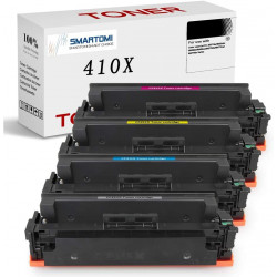 SMARTOMI HP 410 410X-kompatibla KCMY-tonerkassetter 4PK