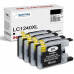 SMARTOMI Brother LC1240 LC1240XL-kompatibla bl?ckpatroner 4-pack (4BK)