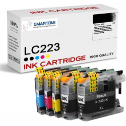 SMARTOMI Brother LC223 LC223 Bl?ckpatroner 10 st
