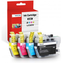 SMARTOMI Brother LC3213-kompatibla bl?ckpatroner