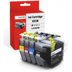 SMARTOMI 4PK Brother LC3219XL LC3217 Kompatibla bl?ckpatroner med h?g kapacitet