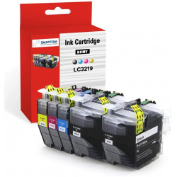 SMARTOMI 5PK Brother LC3219XL LC3217 bl?ckpatroner med h?g kapacitet