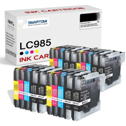 SMARTOMI Brother LC985 LC 985-kompatibla bl?ckpatroner 20PK (8K 4C 4M 4Y)