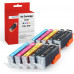 SMARTOMI 10PK Canon PGI-570 XL CLI-571 XL Kompatibla bl?ckpatroner