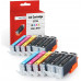 SMARTOMI 12PK Canon PGI-570XL CLI-571XL kompatibla bl?ckpatroner