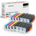 SMARTOMI Canon 550XL 551XL-kompatibla bl?ckpatroner (6PGBK, 2BK, 2C, 2M, 2Y)