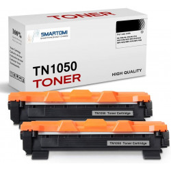 SMARTOMI 2PK Brother TN1050-kompatibla svarta tonerkassetter