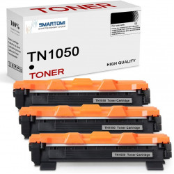 SMARTOMI 3PK Brother TN1050-kompatibla svarta tonerkassetter