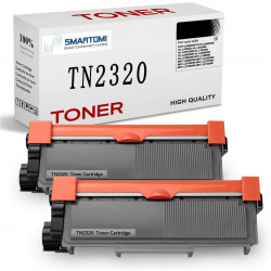 SMARTOMI Brother TN2320 TN2310 TN-2320 TN-2310 kompatibla tonerkassetter (svart, 2-pack)