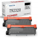 SMARTOMI Brother TN2320 TN2310 TN-2320 TN-2310 kompatibla tonerkassetter (svart, 2-pack)