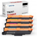 SMARTOMI 4PK Brother TN241 TN245-kompatibla KCMY-tonerkassetter